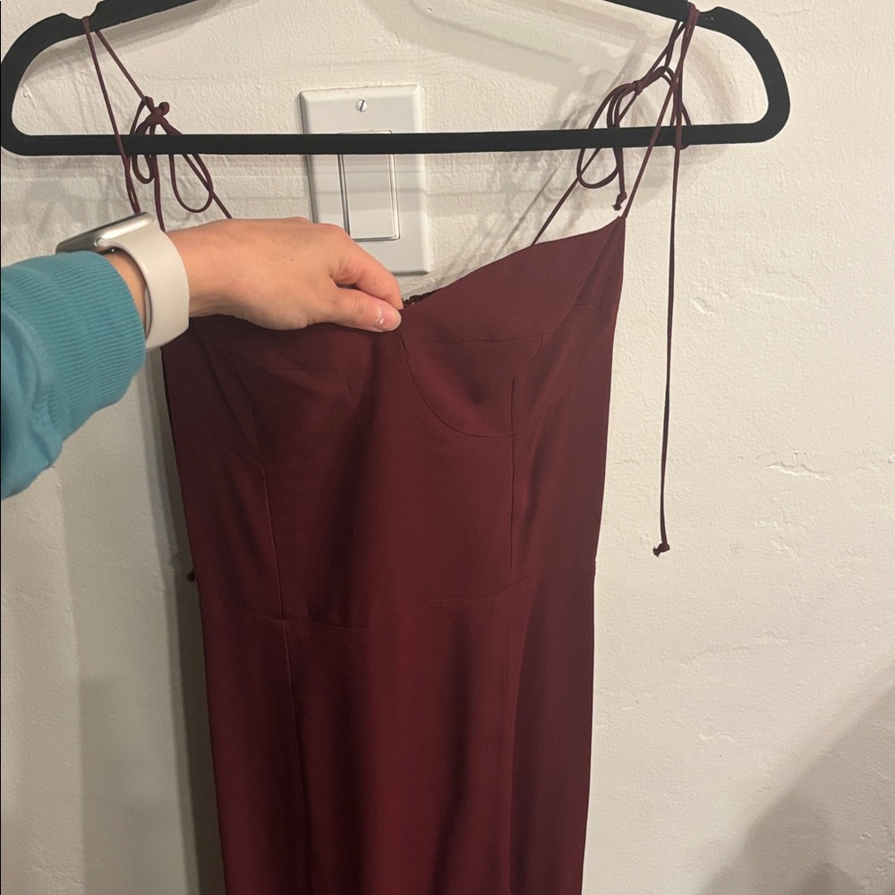 Reformation Juliette Dress Chianti Size 0 - Picture 5 of 10